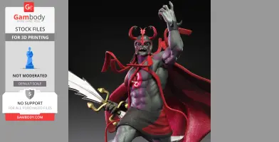 Mumm Ra Red and Black Thundercats 3D printing models