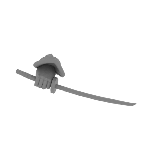 Nakoruru left hand .stl