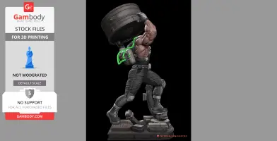 BANE: THE UNSTOPPABLE ENFORCER - Premium 3D Printable Statue