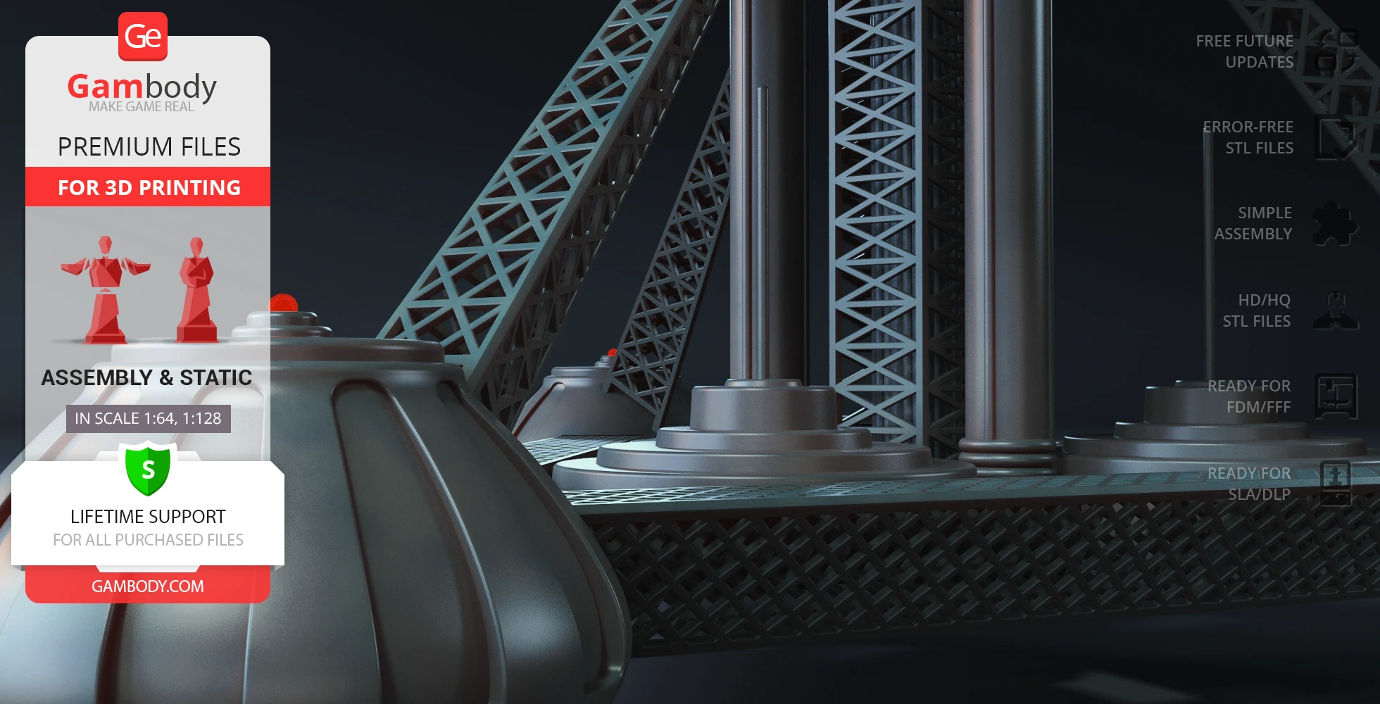 Detailed 3D model of the USS Palomino spaceship from 'The Black Hole', featuring intricate lattice structures.