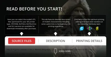 Bust of a fantastical character with tentacles, available for 3D printing, shown in a detailed preview.