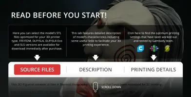 Close-up of Billy the Puppet's face in an instructional layout for 3D printing source files.