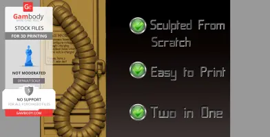 The image shows Half Life HEV and Health Chargers details for 3D printing, highlighting ease and features.