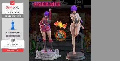 Shermie King of Fighters STL Files