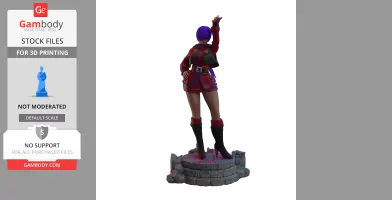 Shermie King of Fighters STL Files
