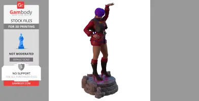 Shermie King of Fighters STL Files