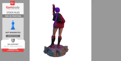 Shermie King of Fighters STL Files