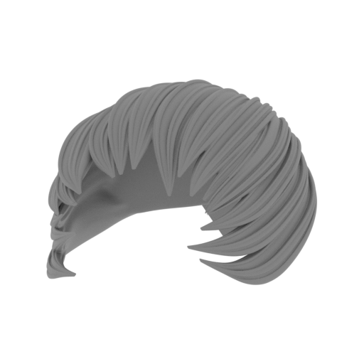 Shermie front_hair.stl