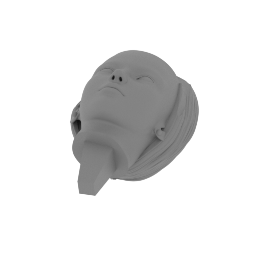 Shermie Bust head.stl