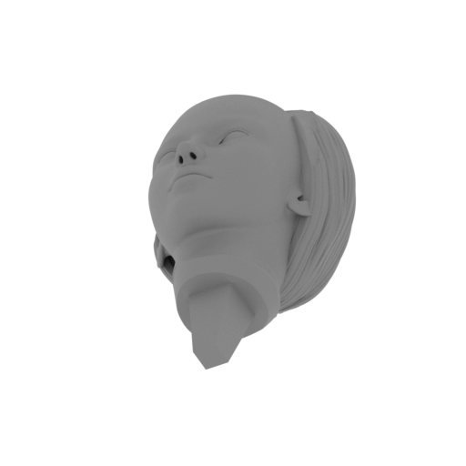 Shermie NSFW Head.stl