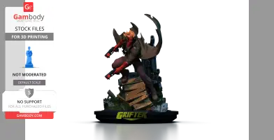 Griffter Wild Cats STL Files Bust and Variation head