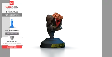 Griffter Wild Cats STL Files Bust and Variation head