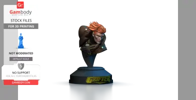 Griffter Wild Cats STL Files Bust and Variation head