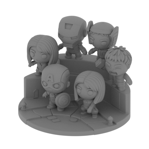 Marvel mini Habby Family .stl