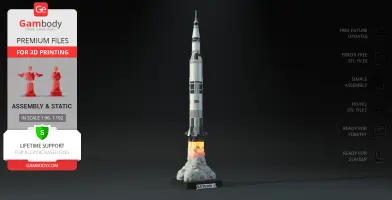 Apollo 11 Saturn V 3D Printer Files | Assembly
