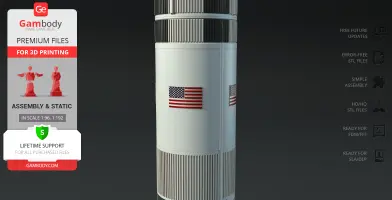 Apollo 11 Saturn V 3D Printer Files | Assembly