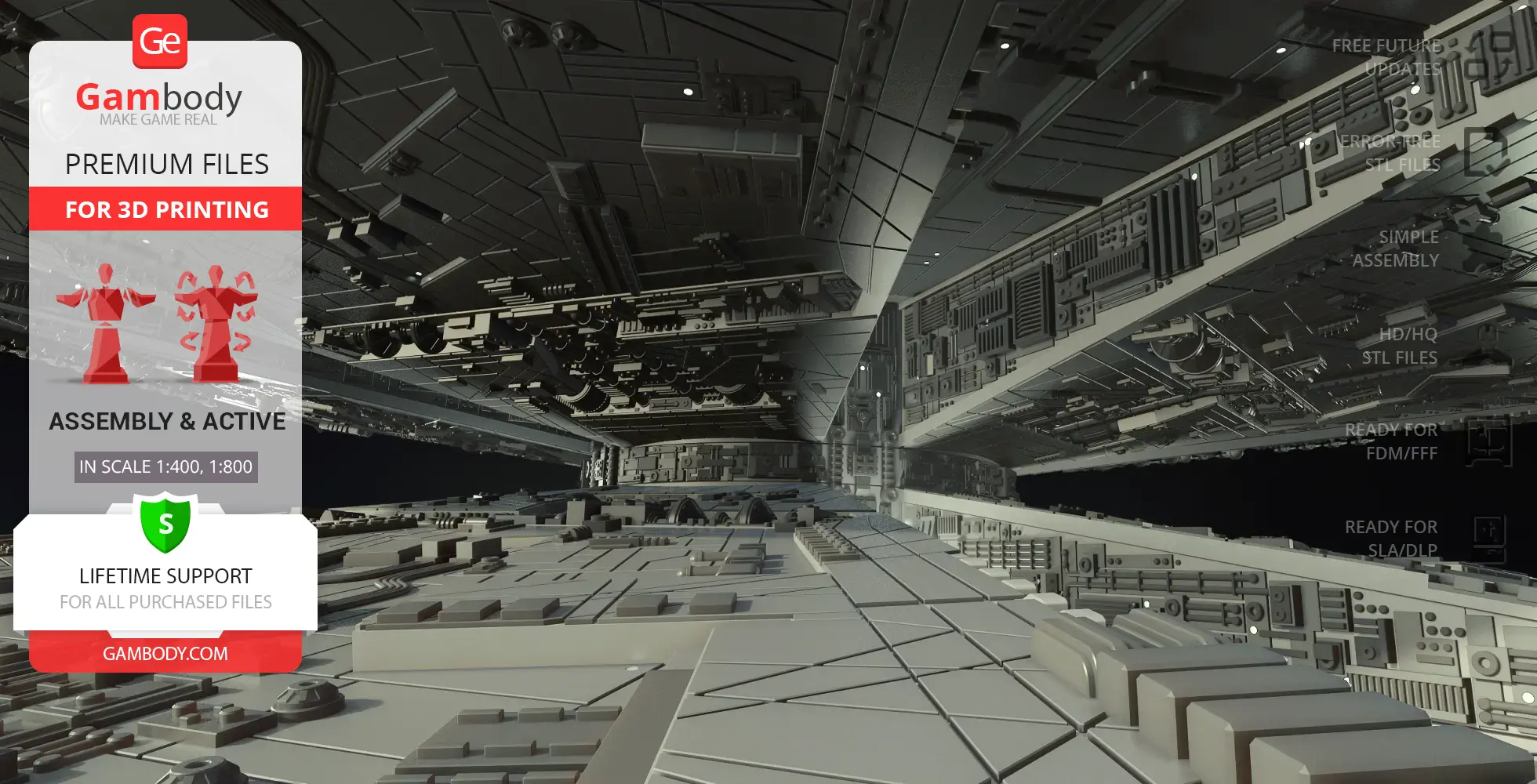 Intricate 3D model of a Cylon Basestar's detailed underbelly, showcasing complex textures and structures.