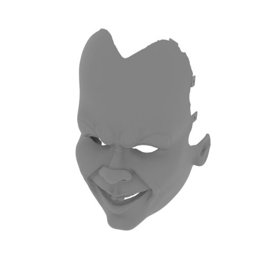 pennywise Mask_front.stl