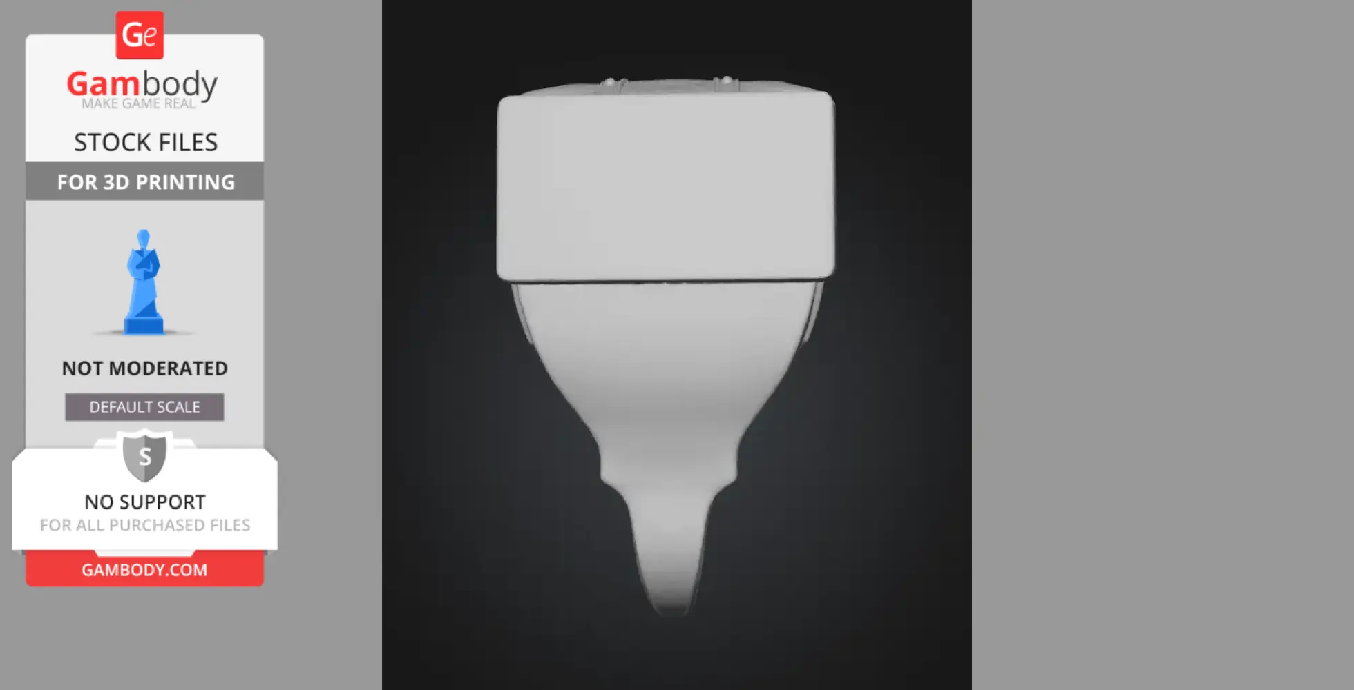 A 3D model of a wall hook with a steampunk dog design, depicted in a simple, blocky form.