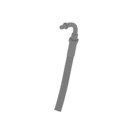 Object hydraulic hose connector for hand ( skull) up L.stl