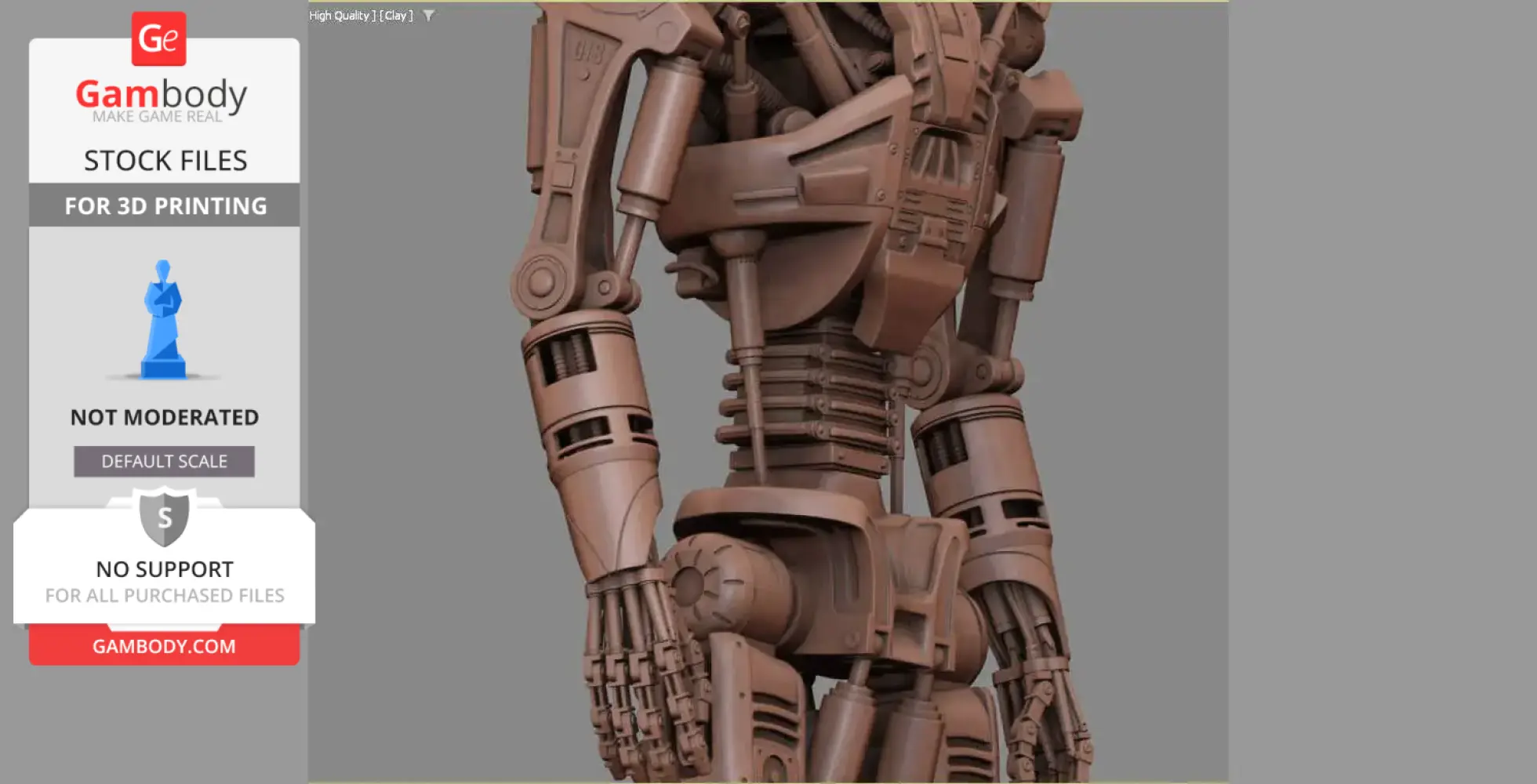 T-600 Terminator Salvation V2 - STL files for 3D Printing