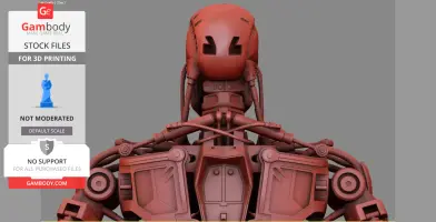 Highly detailed T-800 Terminator bust, showcasing intricate mechanical features.