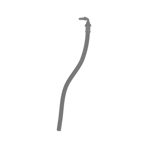 Object hydraulic hose connector for hand ( skull) L.stl