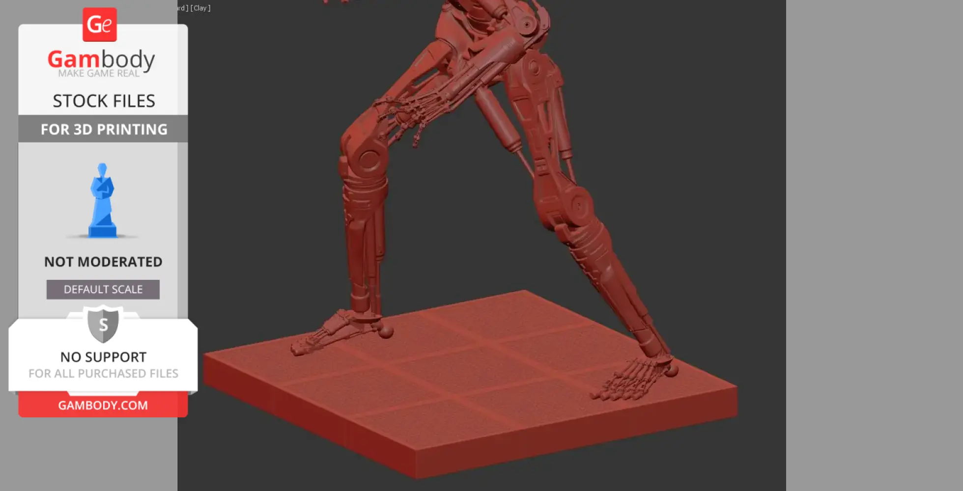 Terminator T-800 Endoskeleton T1 V4 - STL files for 3D Printing ...