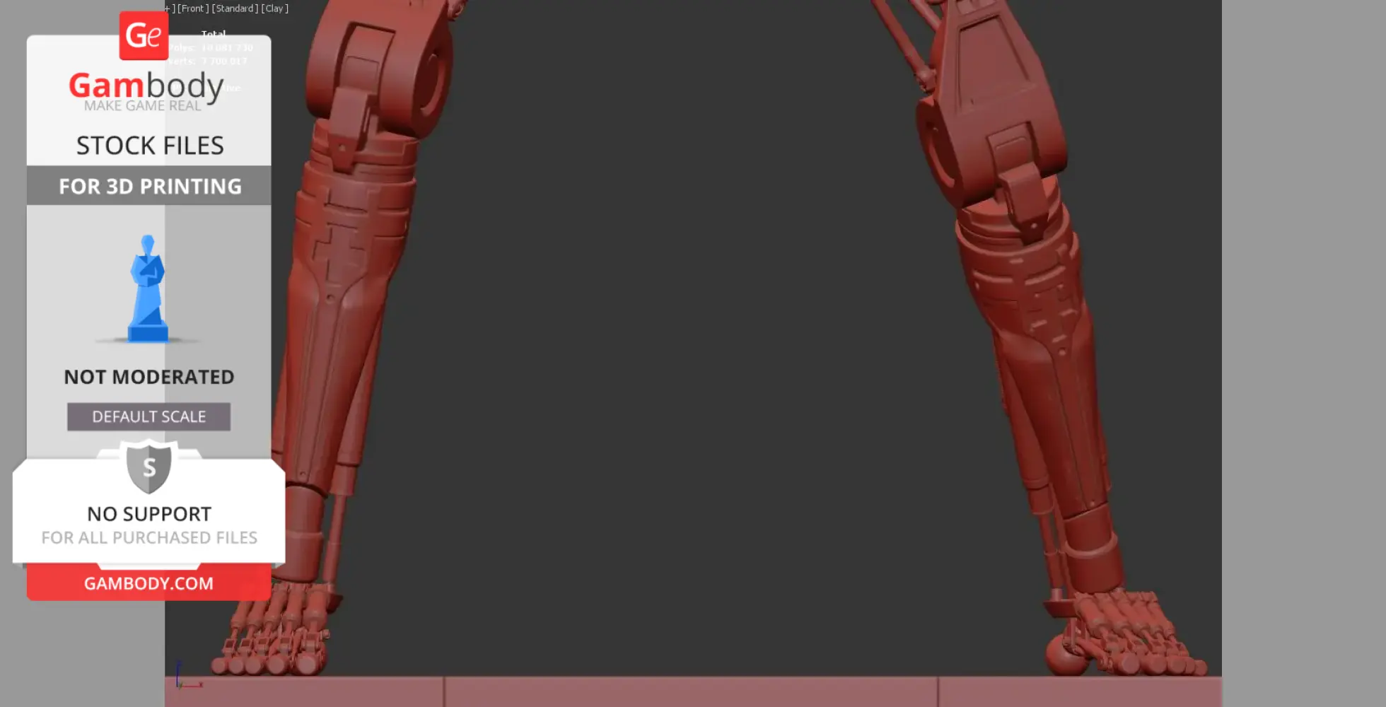 Terminator T-800 Endoskeleton T1 V4 - STL files for 3D Printing ...