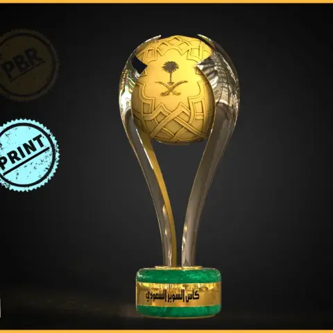 Saudi Super Cup Trophy – 3D Printable Award