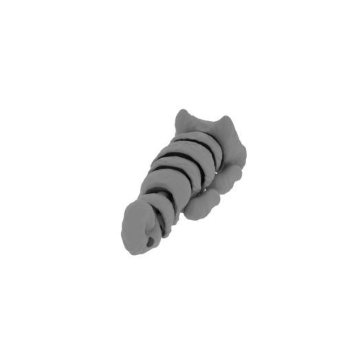 baby_samoyed_keychain.stl