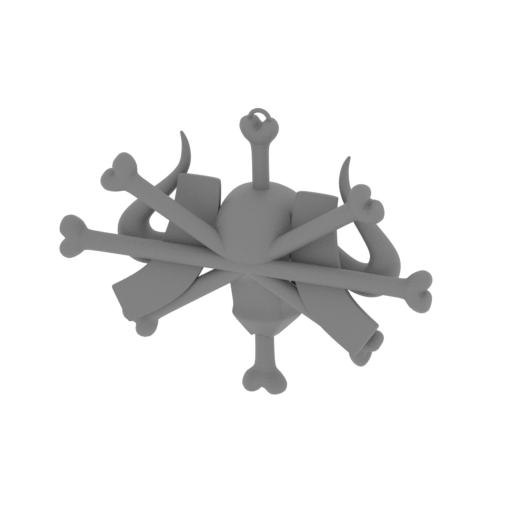 Keychain_Pirates-Kaido.stl