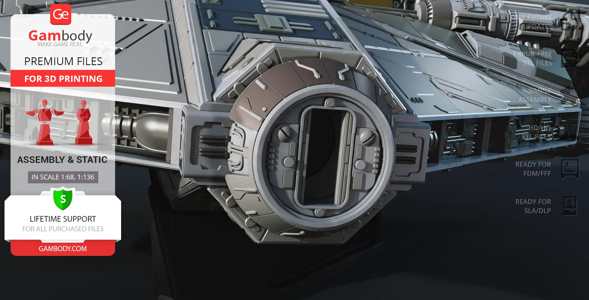 Ghost VCX-100 - Star Wars Rebels 3D Models | Gambody