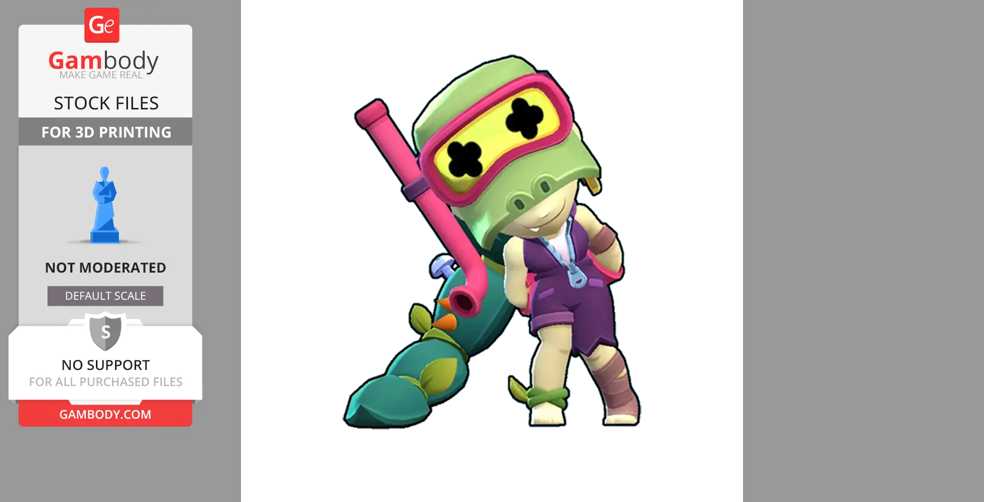 Alli (Original) Brawl Stars - 3D Printable Files | Gambody Stock