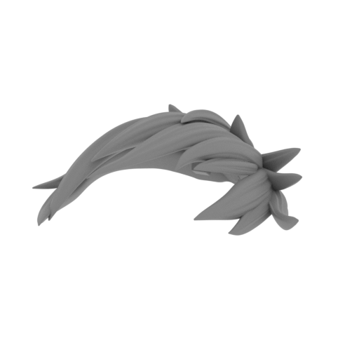 Ichigo_FrontHair.stl