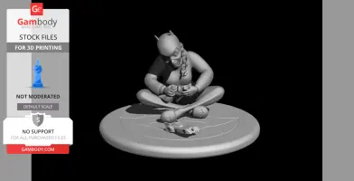 Batgirl sitting cross-legged, playing with an RC Batmobile on a circular base.