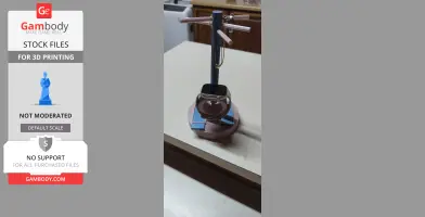 A jewelry stand with slider compartments, featuring hanging bars and slots for organizing items.