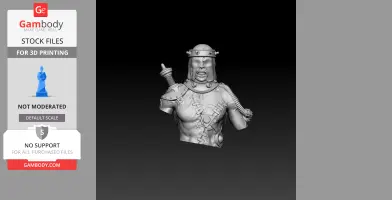 A detailed Frankenstein monster bust with mechanical features and stitching, designed for 3D printing.