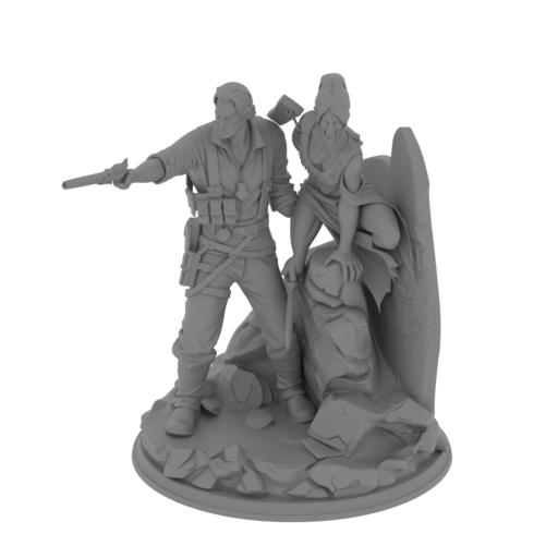 Clive Barkers Undying Patrick Galloway and Lizbeth Covenant.stl