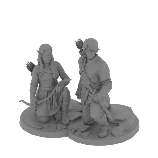 LEGEND OF ZELDA LIN AND ZELDA.stl