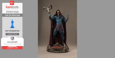 Skeletor LIFE SIZE- MASTERS OF THE UNIVERSE incl throne