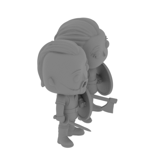 Ragnar and lagertha.stl