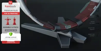 Jedi Starfighter Hyperspace Ring 3D Printer Files | Assembly