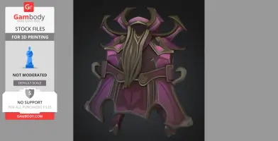 Dark Fantasy Archmage / Invoker – 3D Printable Sorcerer Figurine