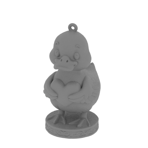 Meshy_AI_Duck_Heart_Charm_0206155913_texture.stl