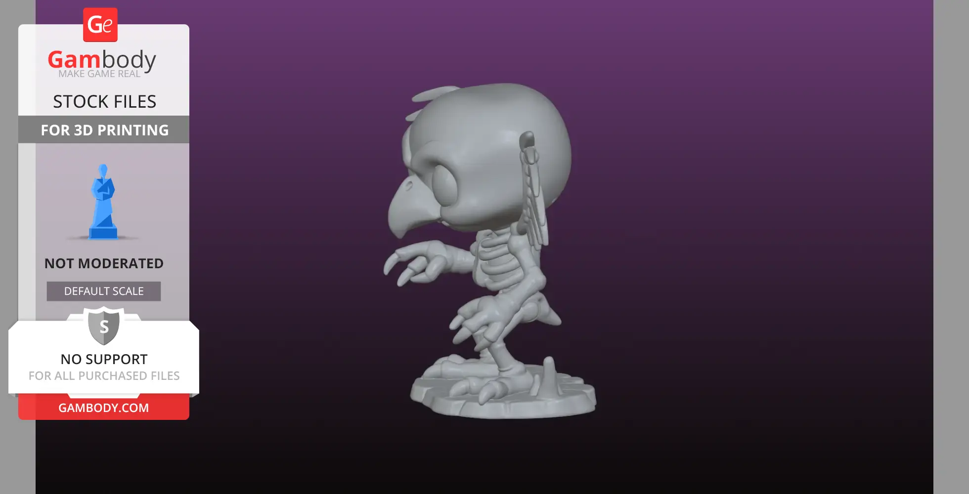 Hawk V1 - STL files for 3D Printing | Gambody Stock