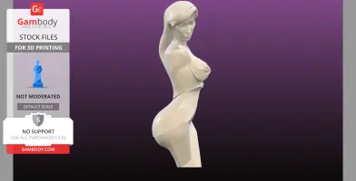 Origami Female Statue