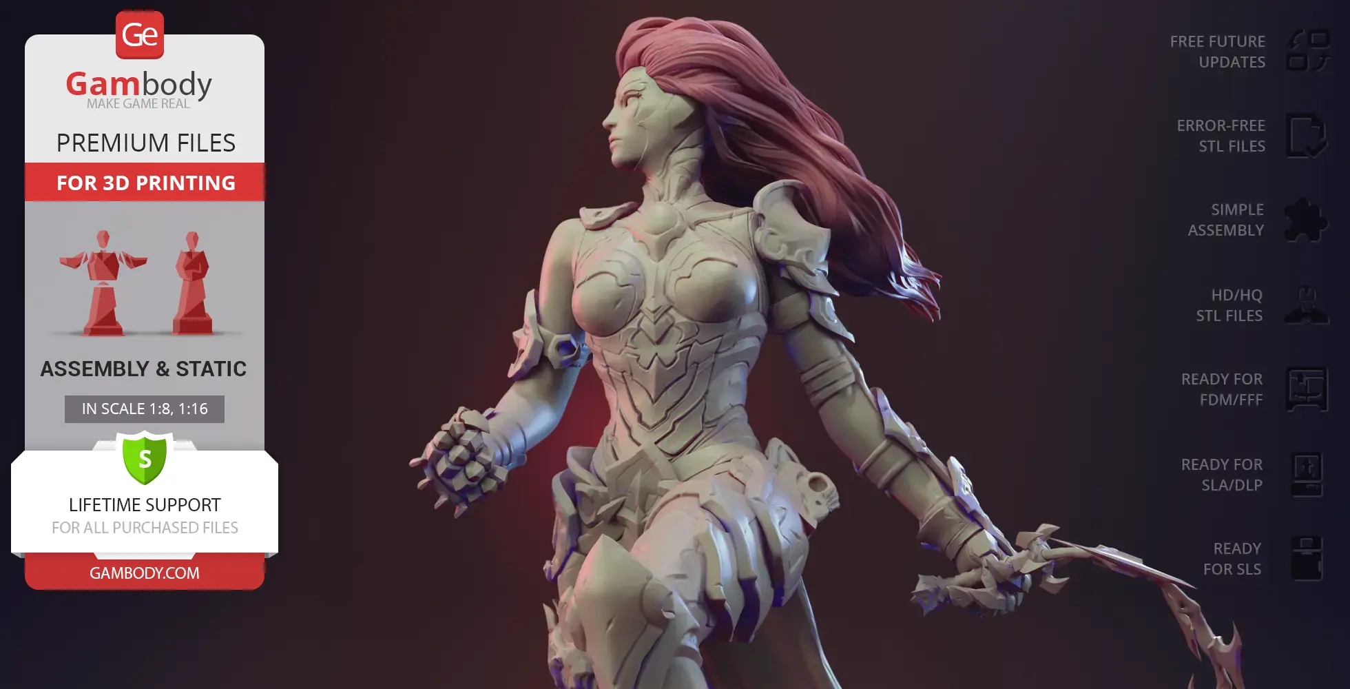 Fury Darksiders - Video Games 3D Models | Gambody