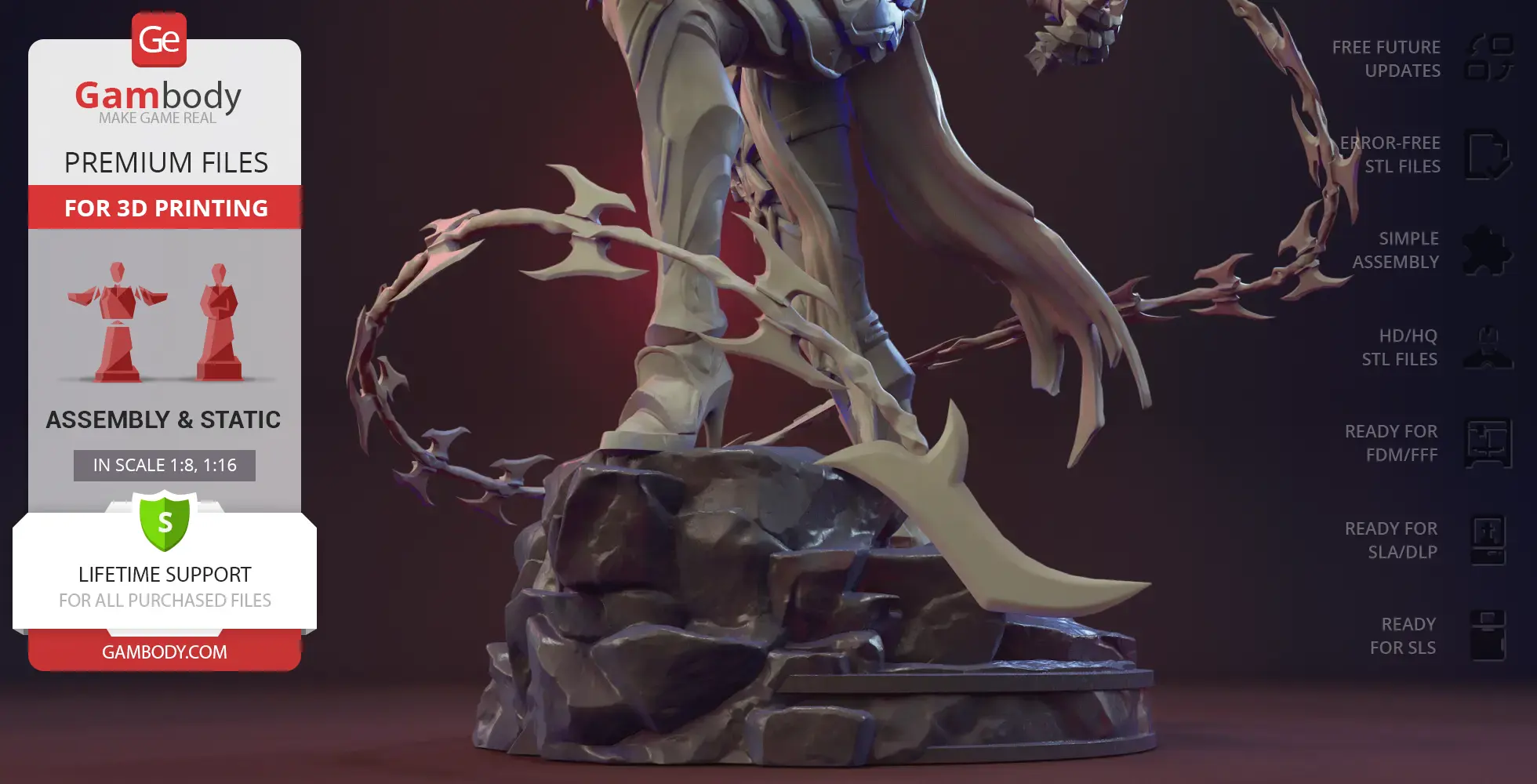 Fury Darksiders - Video Games 3D Models | Gambody