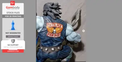 Lobo Vs Wolverine Crossover STL files - 3D printing collectibles fanarts by CG Pyro